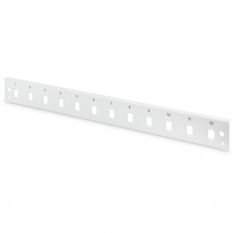 "DIGITUS LWL Spleißbox Frontblende 1HE 12xLC DX schnellversch"