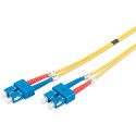 "DIGITUS LWL Patchkabel SC -> SC 2.00m Singlemode Duplex OS2"