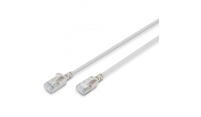 "DIGITUS Patchkabel CAT 6A F/FTP Slim 0,50m grau"