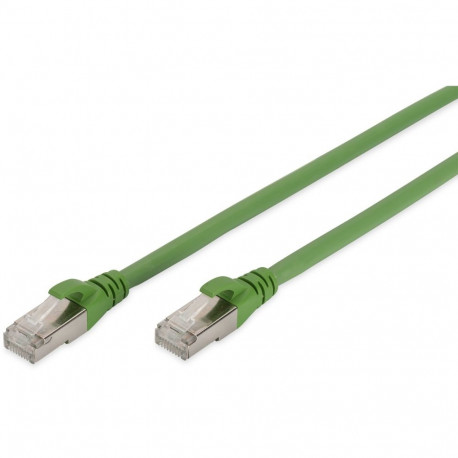 "DIGITUS CAT 6A S/FTP Patchkabel, PUR (TPU), 25m, grün"