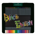 "FABER-CASTELL Buntstifte Black Edition 24er Metalletui"