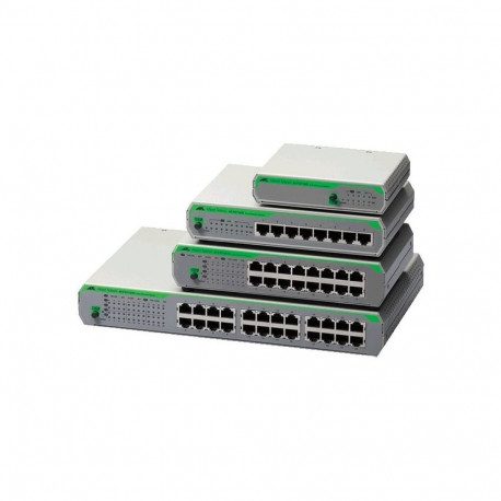 "ALLIED 8-port 10/100TX unmanaged switch with internal PSU EU Power Cord"