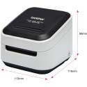 "Brother VC-500W Farb-Etikettendrucker USB/WLAN/313dpi"