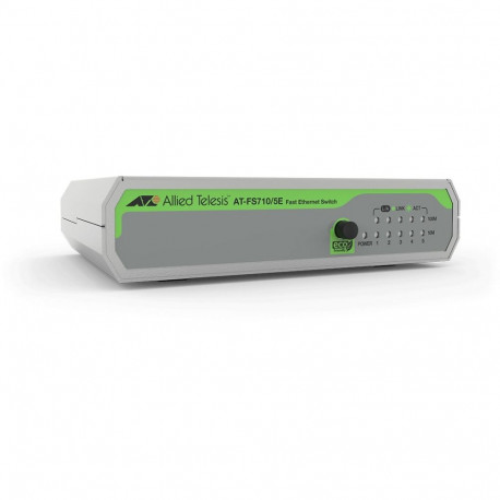 "ALLIED 5-port 10/100TX unmanaged switch with external PSU Multi-Region Adopter"