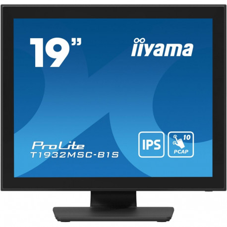 "IIYAMA 48.0cm (19"") T1932MSC-B1S 5:4 M-Touch HDMI+DP+VGA retail"