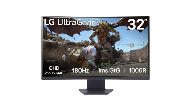 "LG 32"" 32GS60QX-B UltraGear WQHD Curved HDMI DP 2560x1440"
