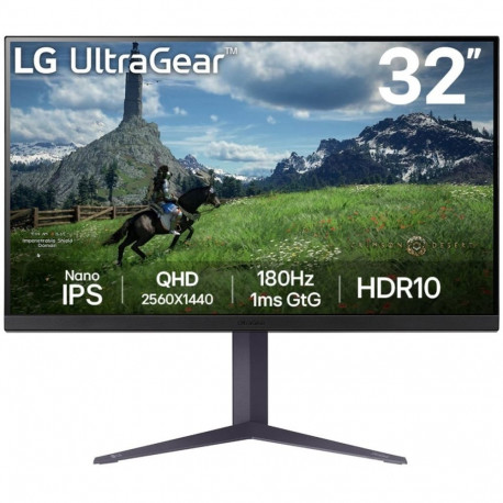 "81,3cm/32"" (2560x1440) LG 32GS85QX-B UltraGear QHD Gaming IPS 16:9 2x HDMI 1ms DP Nano IPS 180Hz"