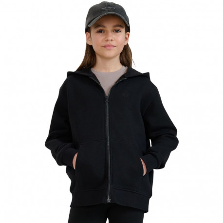 Bluza dla dziewczynki 4F F1861 głęboka czerń 4FJWMM00TSWSF1861 20S 122cm