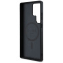 Guess 4G Round Patch Classic Logo MagSafe Case for Samsung Galaxy S25 Ultra Brown