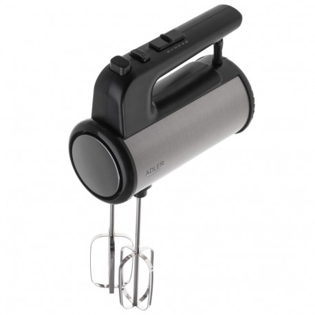 Adler Hand mixer | AD 4232 | Hand Mixer | 900 W | Number of speeds 5 | Turbo mode | Black/Stainless 