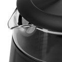 Adler veekeetja LED-ekraaniga AD 1305 elektriline 2200 W 1.7 l plast 360° pöörlev alus must/hõbedane
