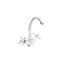 Hydroland Retro standing washbasin tap chrome (5900238565188) Hydroland Retro standing washbasin tap chrome (5900238565188)