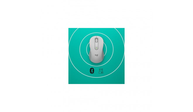Wireless mouse Logitech M650, White