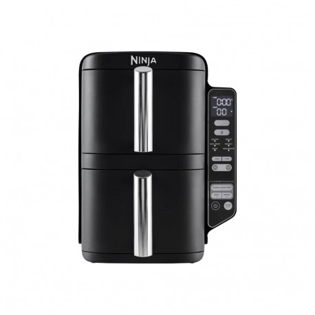 NINJA Double Stack vertikaalne õhufritüür 2 virnastatava sahtliga SL300EU 2470 W 7,6 l must