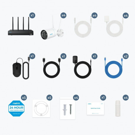 Reolink RLK12-800WB4 4K UltraHD WiFi Surveillance System