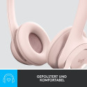 Logitech H390 peakomplekt, roosa