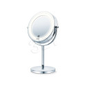 Beurer BS 55 makeup mirror, 13 cm, with LED light and magnifying mirror