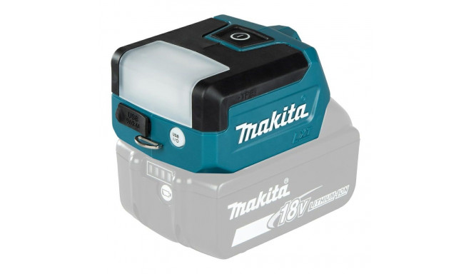 LED prožektor Makita (300/150/150 lm) USB-ühendusega (ilma aku ja laadijata)