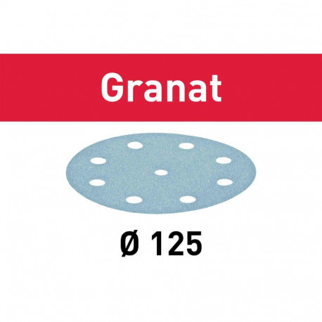 Lihvimiskettad FESTOOL Granat STF D125/8, 50 tk. P80