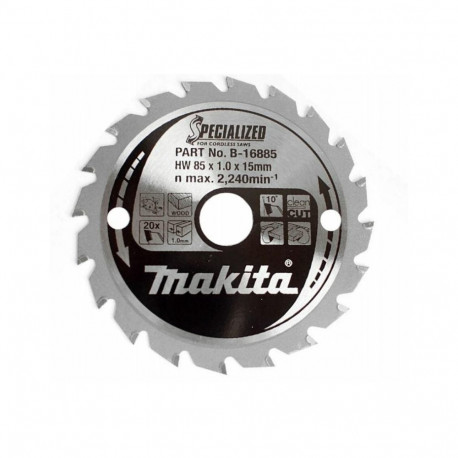 puulõikeketas 85x15mm 20T MAKITA
