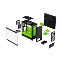 Fractal Design | Pop Air RGB | Side window | Green Core TG Clear Tint | ATX, mATX, Mini ITX | Power 