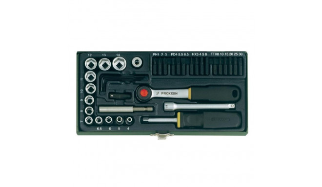 Socket Set 1/4" 39 parts PROXXON