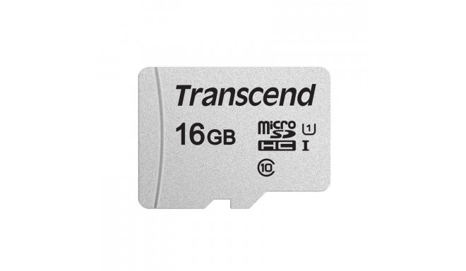 MEMORY MICRO SDHC 16GB UHS-I/CLASS10 TS16GUSD300S TRANSCEND