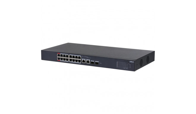 Dahua Technology DH-CS4218-16ET-240 must hallatav L2 Gigabit Ethernet (10/100/1000) Power over Ether