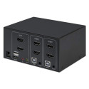 Manhattan HDMI KVM lüliti 2-porti, 4K@30Hz, USB-A/3,5 mm audio/mikrofon ühendused, kaablid kaasas, a