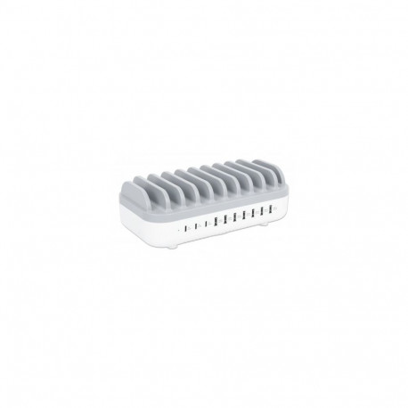Manhattan laadimisjaam, 10x porti: 3x USB-C (kuni 18W PD) ja 7x USB-A (kuni 12W), 120W koguväljund, 