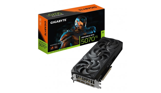 GIGABYTE GeForce RTX 5070 Ti WINDFORCE OC SFF 16G graafikakaart - 16GB GDDR7, 256bit, PCI-E 5.0, 249