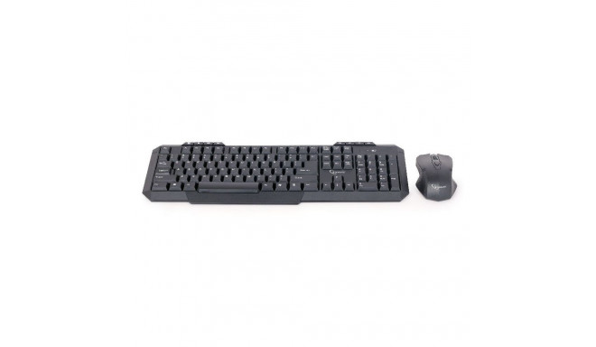 Gembird KBS-WM-02 keyboard Mouse included RF Wireless QWERTY US English Black