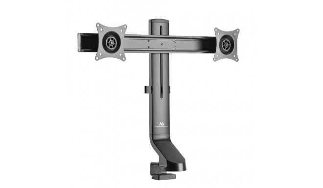 Maclean MC-854 kahe monitori hoidik / topelt 17"-27" 14kg VESA 75x75 100x100 sobib MC-848 ja MC-849