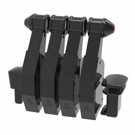 Honeycomb Aeronautical Throttle Pack for Airbus A319 - A380, throttle (black)