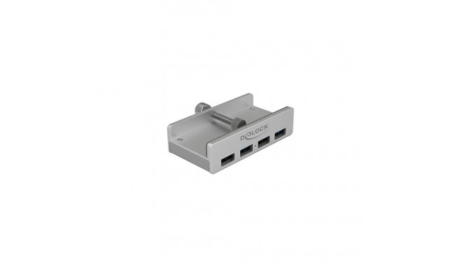 DeLOCK External USB 3.0 4 port hub with locking screw, USB hub