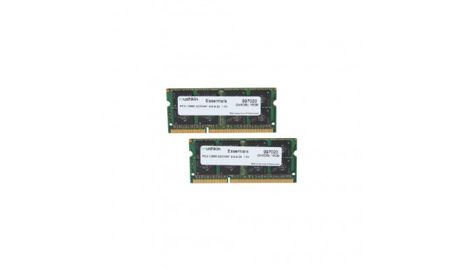 Mushkin DDR3 SO-DIMM 16GB 1333-9 Essent Dual