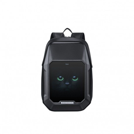 Divoom Cyber bag Premium Weather proof with Led Pixel Art Display&App Control Black