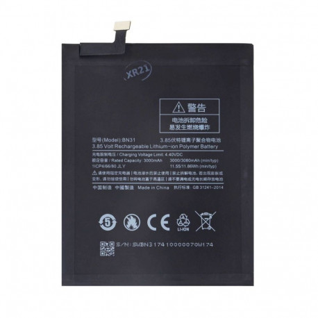- BN31 Xiaomi Battery 3080mAh (OEM)
