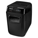Fellowes Cross-Cut Shredder | AutoMAX 150C | Black | Paper shredding | Shredding CDs | Credit cards 