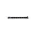 Digitus Socket Strip with Aluminum Profile, IEC C20 plug | DN-95428 | Sockets quantity 8