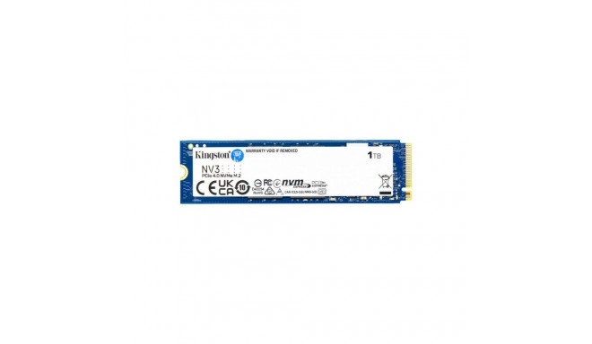 Kingston SSD | NV3 | 1000 GB | SSD form factor M.2 2280 | Solid-state drive interface PCIe NVMe Gen 