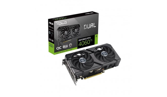 Asus Graphics Card||NVIDIA GeForce RTX 4060 Ti|8 GB|GDDR6|128 bit|PCIE 4.0 16x|GPU 2565 MHz|Dual Slo