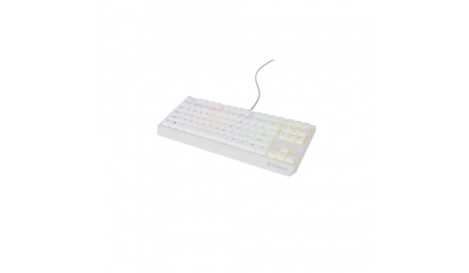 Genesis THOR 230 | Mechanical Gaming Keyboard | Wired | US | White | USB Type-A | Outemu Brown