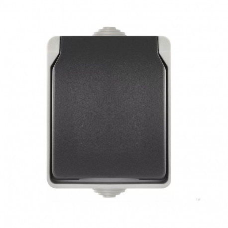 WALL SOCKET IP44 SCHUKO EMOS