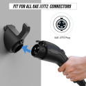 EV Charge EV2405 Tipa 2 EV Uzlādes Kabeļa Turētājs ar Plug Doku Sienas Statīvu