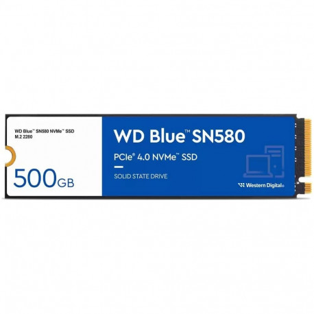 Western Digital Blue SN580 M.2 500 GB PCI Express 4.0 TLC NVMe