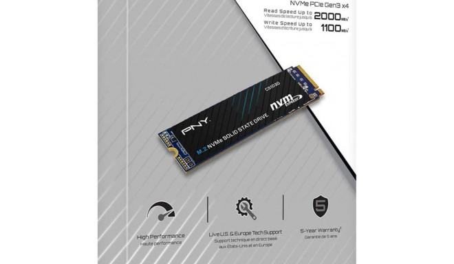 Here is the product overview for the PNY CS1030 500GB M.2 NVMe SSD:
Key 