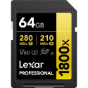 Memory Card - Lexar Professional 64GB 1800x 280R/210W UHS-II SDXC V60 ( 1 pc.) (Non-original packagi