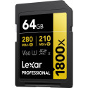Memory Card - Lexar Professional 64GB 1800x 280R/210W UHS-II SDXC V60 (2 pcs)