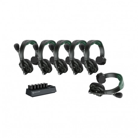 Hollyland Solidcom SE Pro- 6 Person Noise Cancelling Headset Intercom